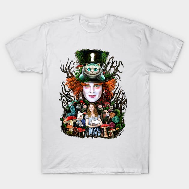 We are all mad here T-Shirt by barrettbiggers